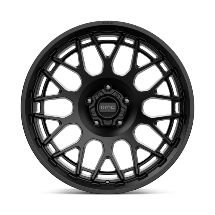 Jantă de Aluminiu, KMC KM722 TECHNIC, 20x9.0, ET 0, 5x127, 71.5, Negru - EDK.ro