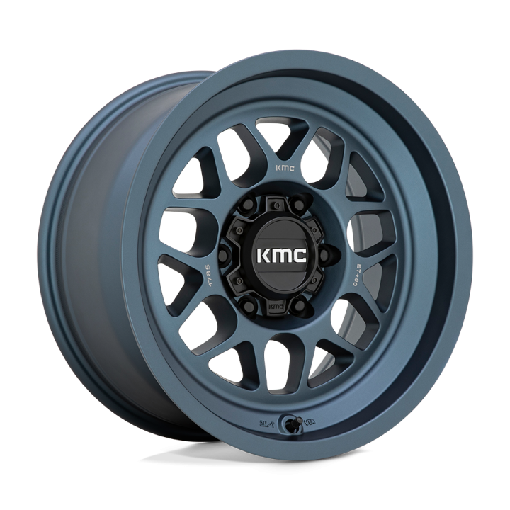 Jantă de Aluminiu, KMC KM725 TERRA, 17x8.5, ET 0, 5x127, 71.5, Albastru - EDK.ro