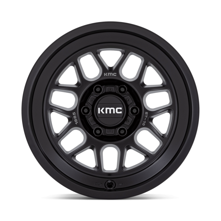 Jantă de Aluminiu, KMC KM725 TERRA, 18x8.5, ET -10, 5x127, 71.5, Negru - EDK.ro