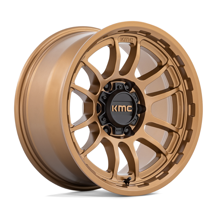 Jantă de Aluminiu, KMC KM727 WRATH, 20x9.0, ET 0, 5x127, 71.5, Bronz - EDK.ro