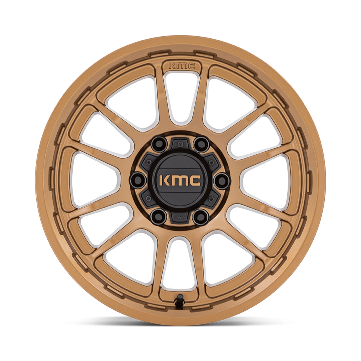 Jantă de Aluminiu, KMC KM727 WRATH, 20x9.0, ET 0, 5x127, 71.5, Bronz - EDK.ro