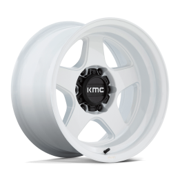 Jantă de Aluminiu, KMC KM728 LOBO, 17x9.0, ET -38, 5x127, 71.5, Alb - EDK.ro