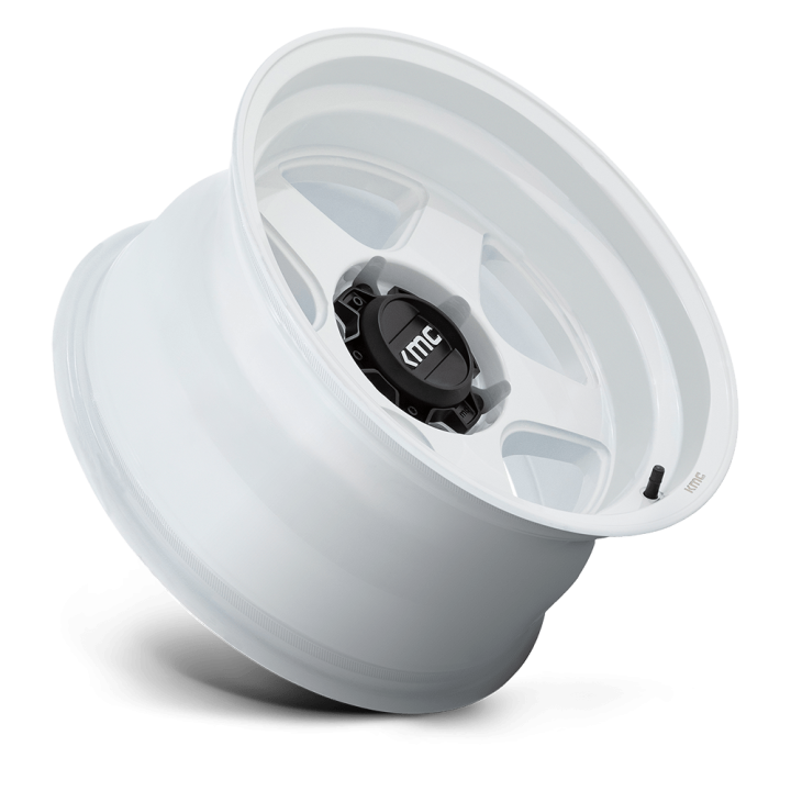Alloy Wheel, KMC KM728 LOBO, 17x9.0, ET -38, 5x127, 71.5, White - EDK.ro