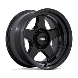 Jantă de Aluminiu, KMC KM728 LOBO, 17x8.5, ET 18, 5x127, 71.5, Negru - EDK.ro