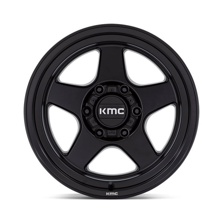 Alloy Wheel, KMC KM728 LOBO, 17x8.5, ET 18, 5x127, 71.5, Black - EDK.ro