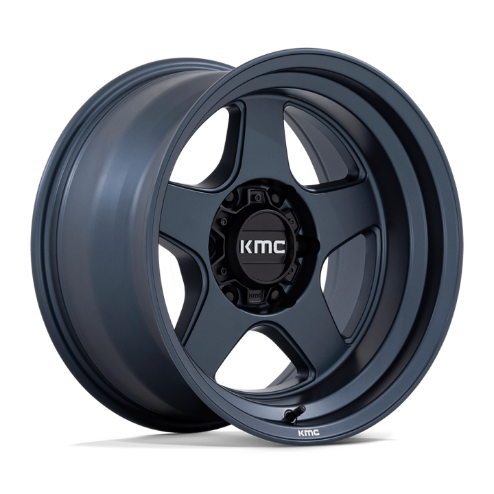 Jantă de Aluminiu, KMC KM728 LOBO, 17x9.0, ET -38, 5x127, 71.5, Albastru - EDK.ro