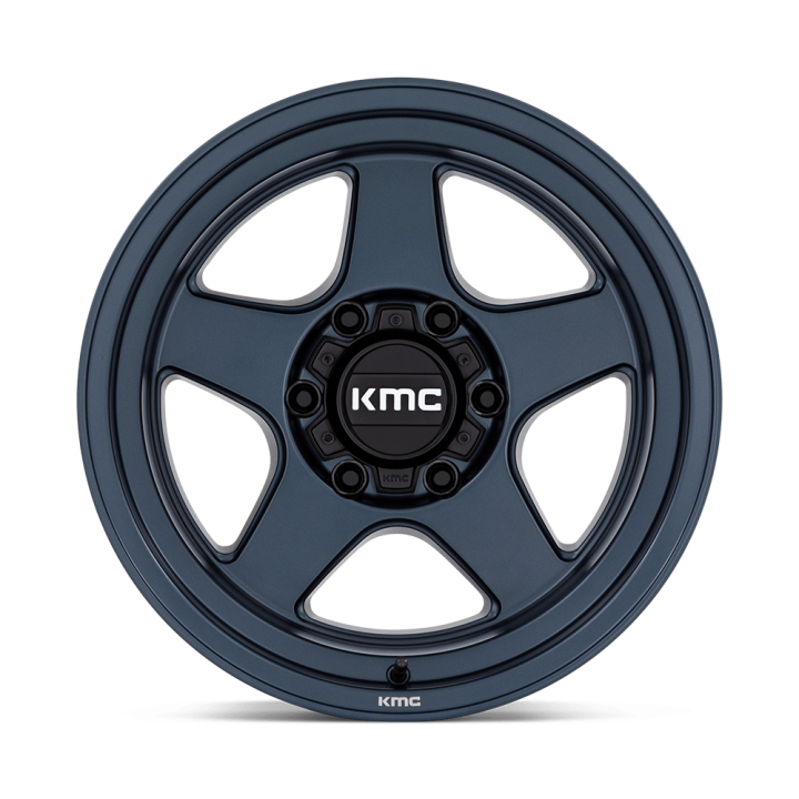 Alloy Wheel, KMC KM728 LOBO, 17x8.5, ET 18, 5x127, 71.5, Blue - EDK.ro