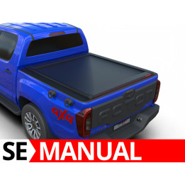 Manual Roll Top Tonneau Bed Cover, Tessera 4x4 SE, Foton Tunland V9 2024 - Present - EDK.ro