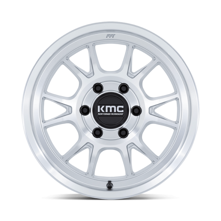Jantă de Aluminiu, KMC KM729 RANGE, 17x8.5, ET -10, 5x127, 71.5, Argintiu - EDK.ro
