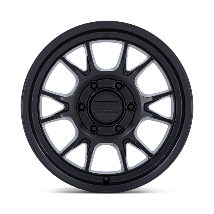 Jantă de Aluminiu, KMC KM729 RANGE, 17x8.5, ET -10, 5x127, 71.5, Negru - EDK.ro