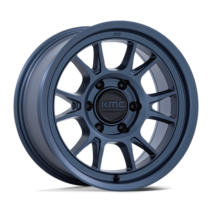 Jantă de Aluminiu, KMC KM729 RANGE, 17x8.5, ET -10, 5x127, 71.5, Albastru - EDK.ro