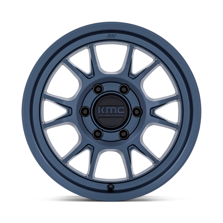 Jantă de Aluminiu, KMC KM729 RANGE, 17x8.5, ET -10, 5x127, 71.5, Albastru - EDK.ro
