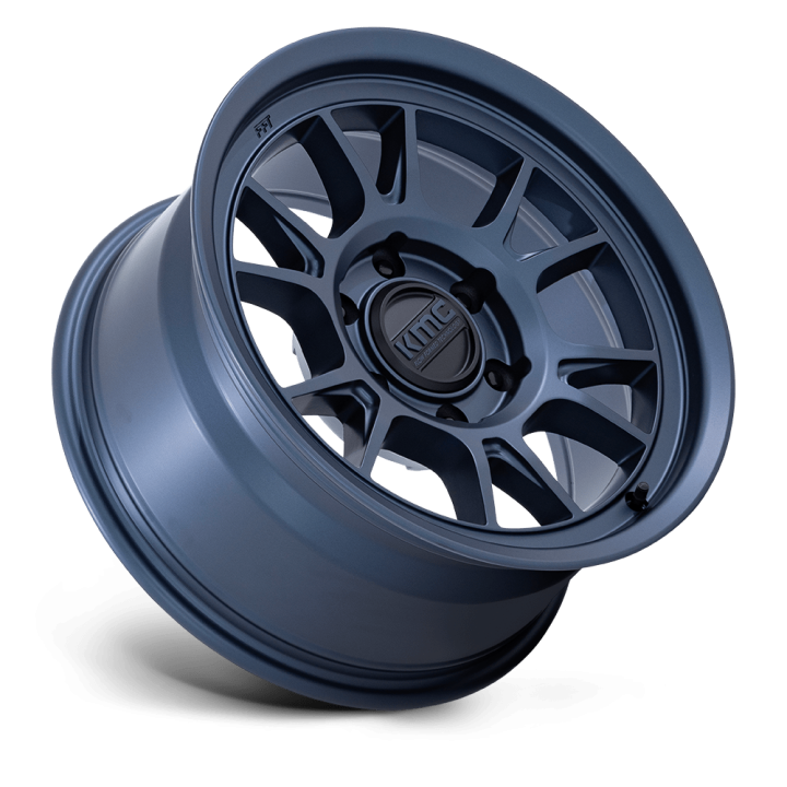 Jantă de Aluminiu, KMC KM729 RANGE, 17x8.5, ET -10, 5x127, 71.5, Albastru - EDK.ro