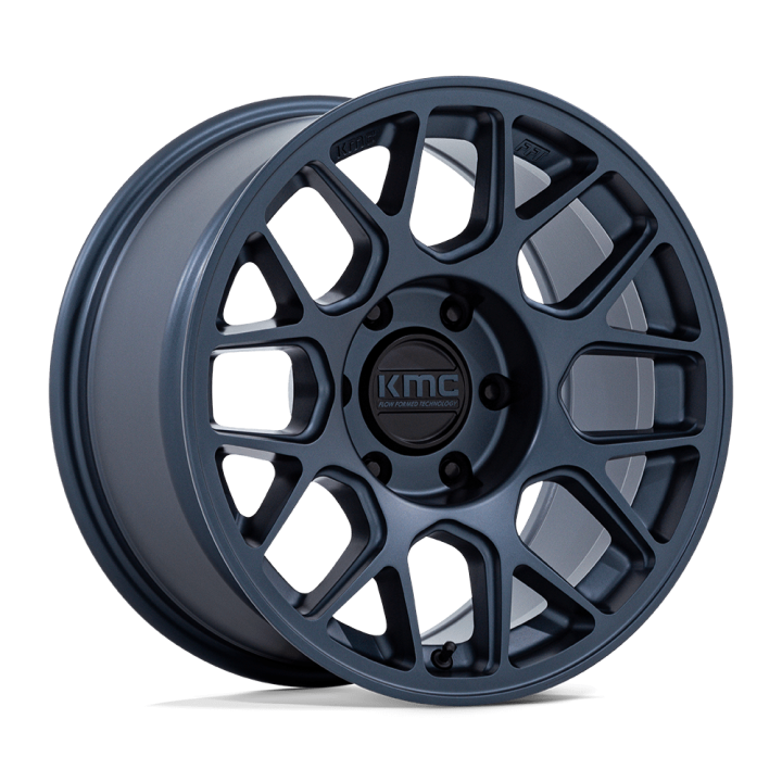 Alloy Wheel, KMC KM730 HATCHET, 17x8.5, ET 25, 5x127, 71.5, Blue - EDK.ro