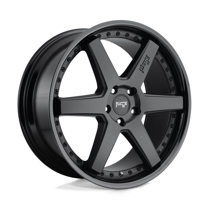 Alloy Wheel, Niche Road Wheels M192 ALTAIR, 22x10.0, ET 35, 5x127, 71.5, Black - EDK.ro