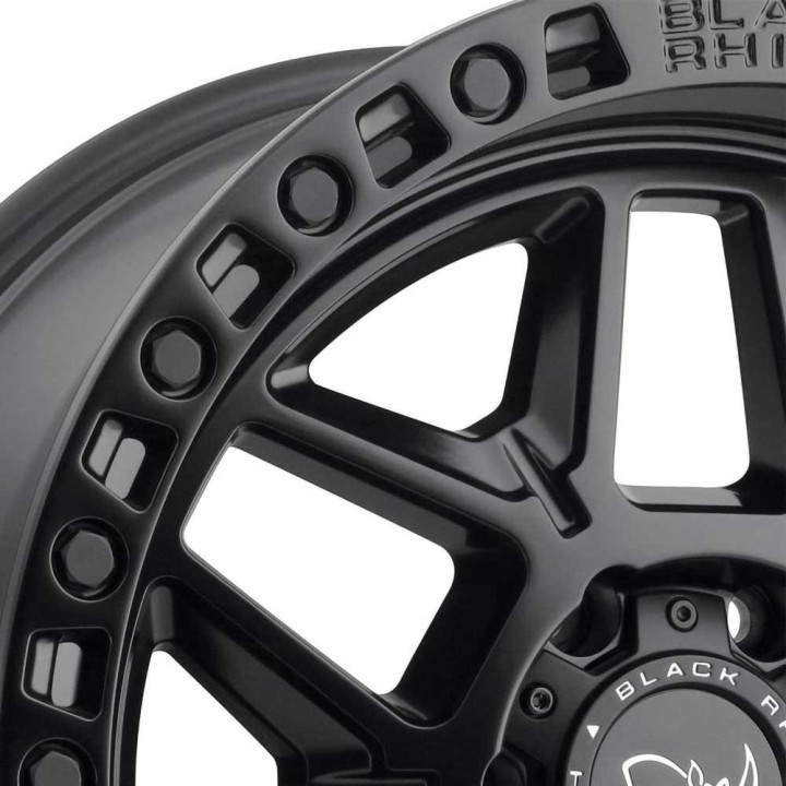 Jantă de Aluminiu, Black Rhino KELSO, 17x9.0, ET 0, 5x127, 71.5, Negru - EDK.ro