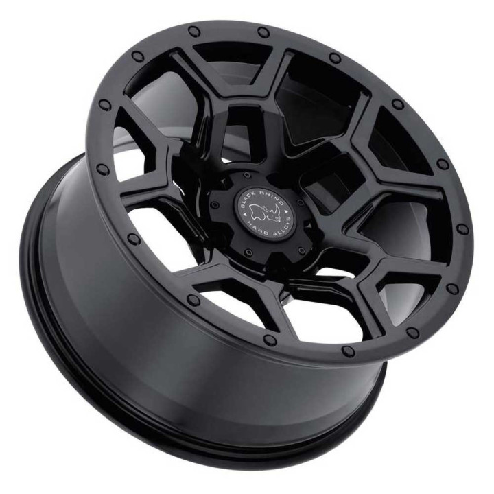 Alloy Wheel, Black Rhino OVERLAND, 17x8.0, ET 30, 5x127, 71.5, Black - EDK.ro