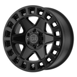 Alloy Wheel, Black Rhino YORK, 17x9.0, ET -12, 5x127, 71.5, Black - EDK.ro