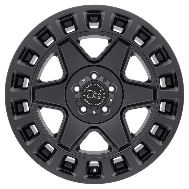 Alloy Wheel, Black Rhino YORK, 17x9.0, ET -12, 5x127, 71.5, Black - EDK.ro