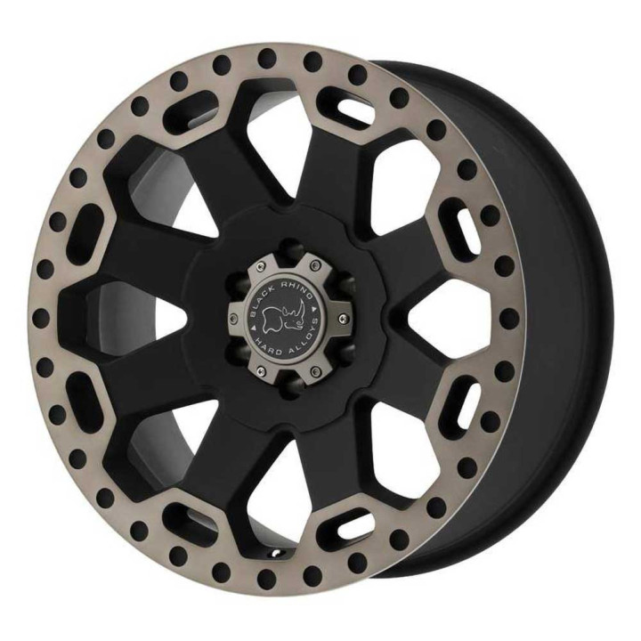 Alloy Wheel, Black Rhino WARLORD, 18x8.0, ET 30, 5x127, 71.5, Black - EDK.ro