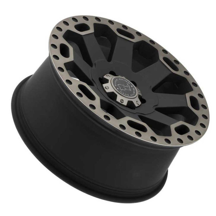 Alloy Wheel, Black Rhino WARLORD, 18x8.0, ET 30, 5x127, 71.5, Black - EDK.ro