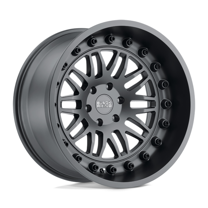Jantă de Aluminiu, Black Rhino, 20x9.5, ET -18, 5x127, 71.5, Gri Metalizat - EDK.ro
