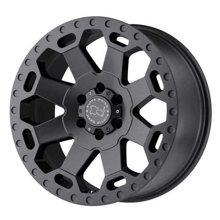Jantă de Aluminiu, Black Rhino WARLORD, 17x8.0, ET 30, 5x127, 71.5, Gri Metalizat - EDK.ro