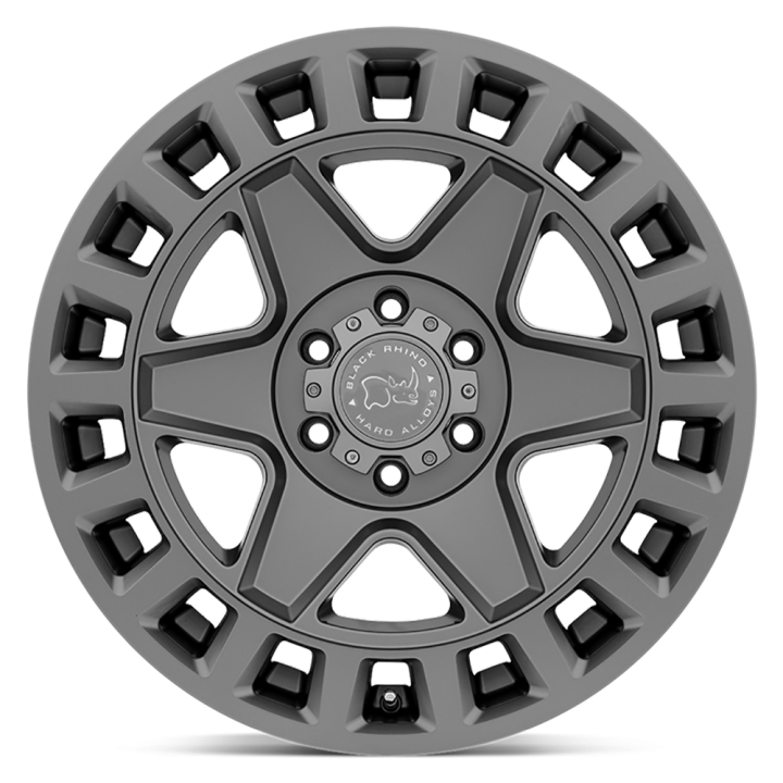 Jantă de Aluminiu, Black Rhino YORK, 17x8.0, ET 30, 5x127, 71.5, Gri Metalizat - EDK.ro