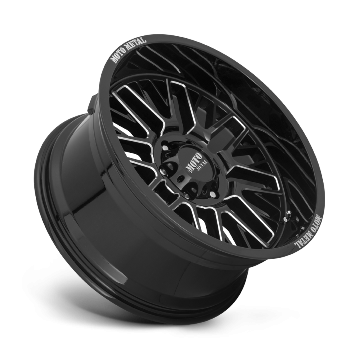 Alloy Wheel, MOTO Metal MO802 WARLOCK, 20x9.0, ET 18, 5x127, 71.5, Black - EDK.ro