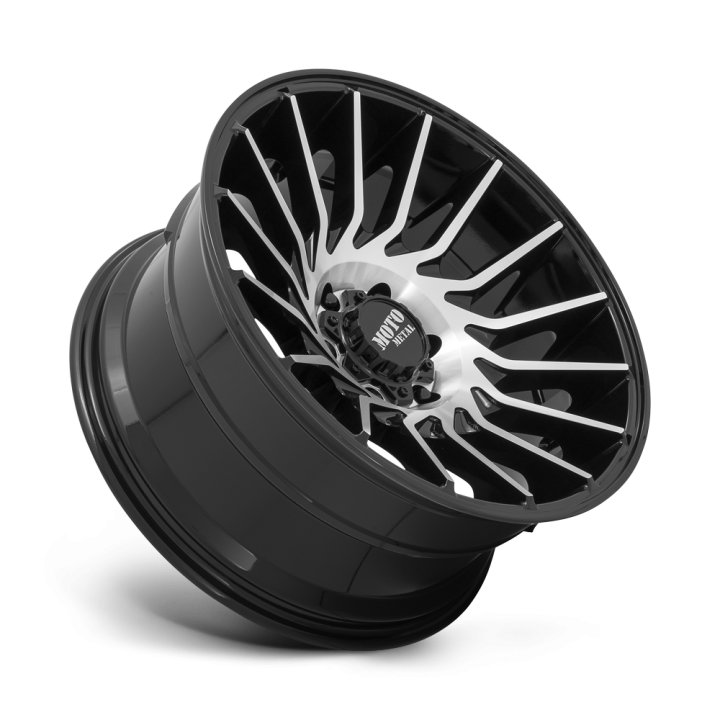 Jantă de Aluminiu, MOTO Metal MO807, 22x12.0, ET -44, 5x127, 71.5, Negru - EDK.ro