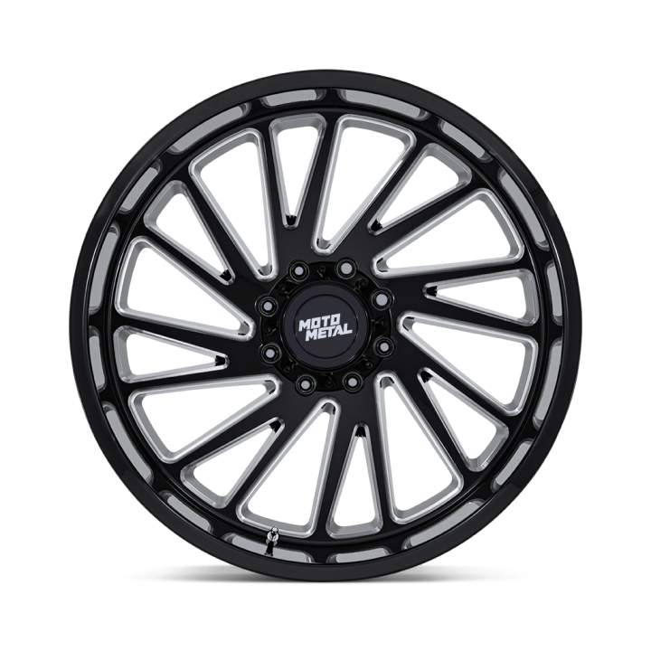 Alloy Wheel, MOTO Metal MO811 COMBAT, 24x12.0, ET -44, 5x127, 71.5, Black - EDK.ro