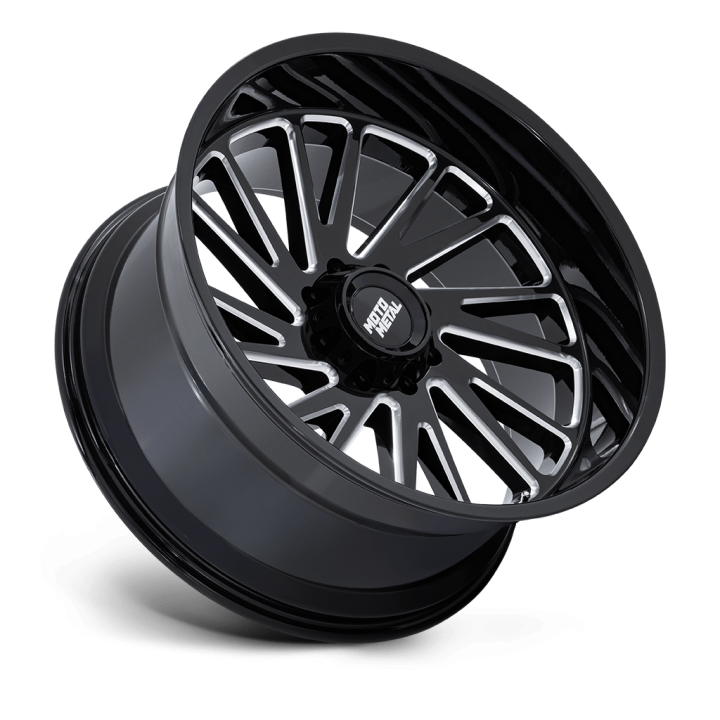 Jantă de Aluminiu, MOTO Metal MO811 COMBAT, 24x12.0, ET -44, 5x127, 71.5, Negru - EDK.ro