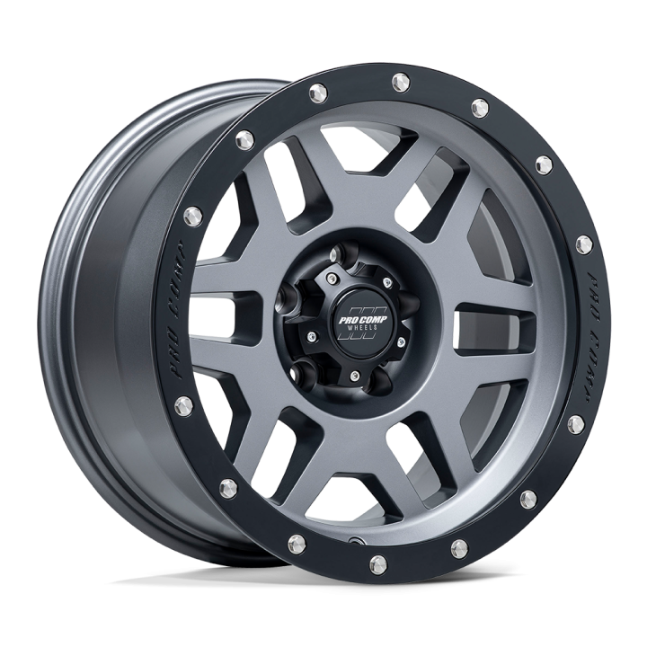 Jantă de Aluminiu, Pro Comp PA41 PHASER, 17x9.0, ET -6, 5x127, 83.06, Negru - EDK.ro