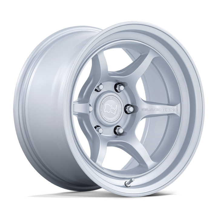 Alloy Wheel, Black Rhino SHOGUN, 17x8.5, ET -10, 5x127, 71.5, Silver - EDK.ro