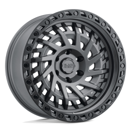 Alloy Wheel, Black Rhino SHREDDER, 17x9.0, ET -18, 5x127, 71.5, Black - EDK.ro