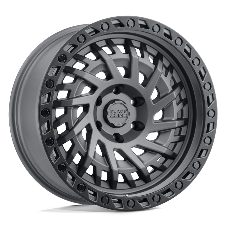 Alloy Wheel, Black Rhino SHREDDER, 17x9.0, ET -18, 5x127, 71.5, Black - EDK.ro