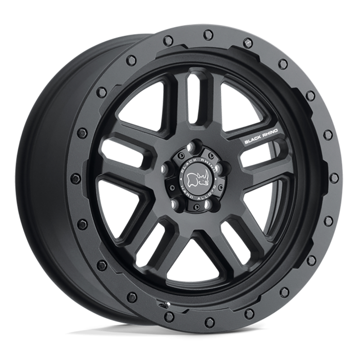 Alloy Wheel, Black Rhino BARSTOW, 20x9.5, ET -18, 5x127, 71.5, Black - EDK.ro