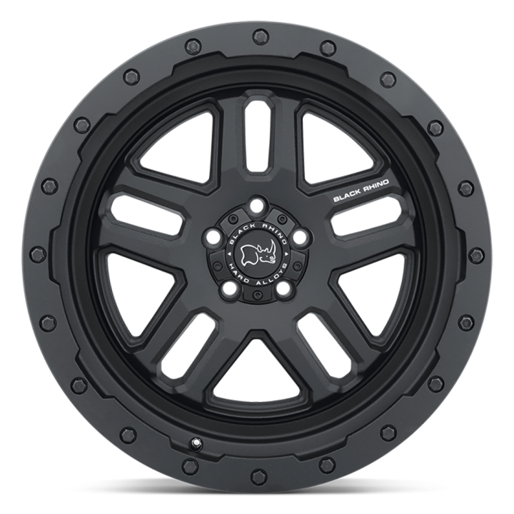 Alloy Wheel, Black Rhino BARSTOW, 20x9.5, ET -18, 5x127, 71.5, Black - EDK.ro