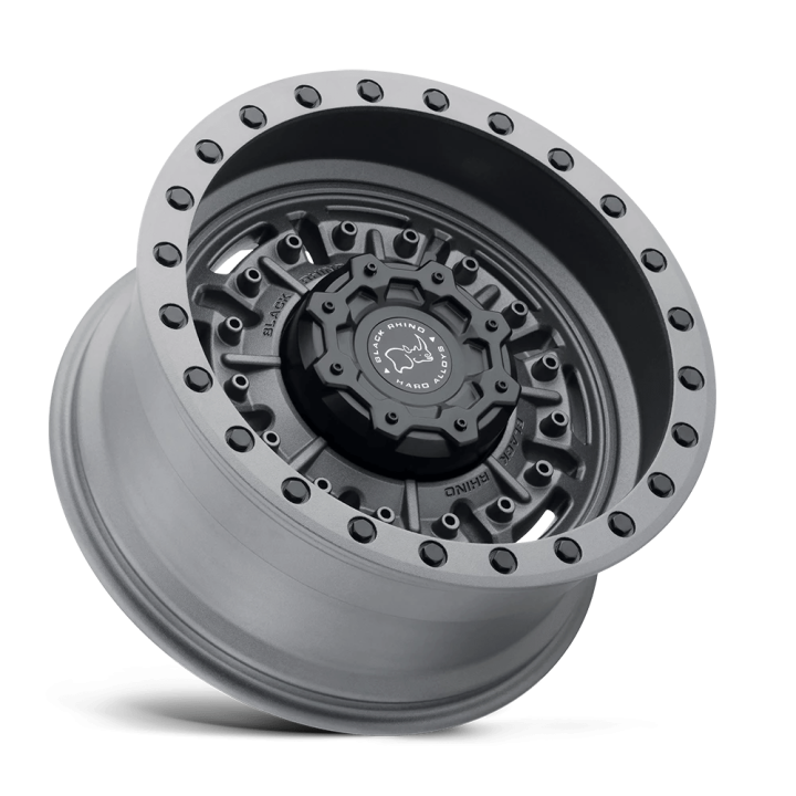 Alloy Wheel, Black Rhino ABRAMS, 17x9.5, ET -18, 5x127, 71.5, Gunmetal - EDK.ro