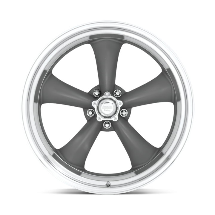 Alloy Wheel, American Racing VN215 CLASSIC TORQ THRUST II, 20x10.0, ET 6, 5x127, 83.06, Gray - EDK.ro