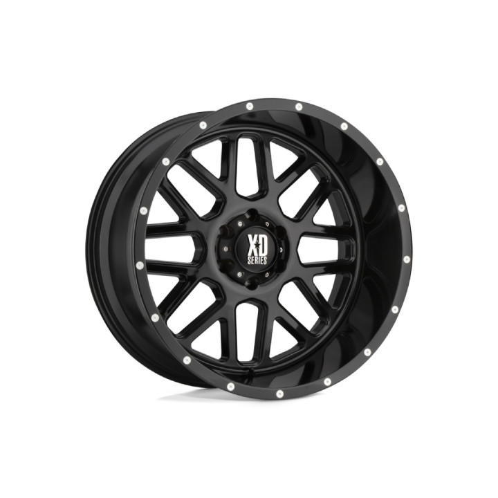 Jantă de Aluminiu, XD Series XD820 GRENADE, 20x10.0, ET -24, 5x127, 78.1, Negru - EDK.ro