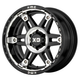 Jantă de Aluminiu, XD Series XD840 SPY II, 17x9.0, ET -12, 5x127, 78.3, Negru - EDK.ro