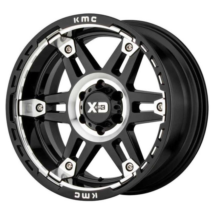 Alloy Wheel, XD Series XD840 SPY II, 17x9.0, ET -12, 5x127, 78.3, Black - EDK.ro