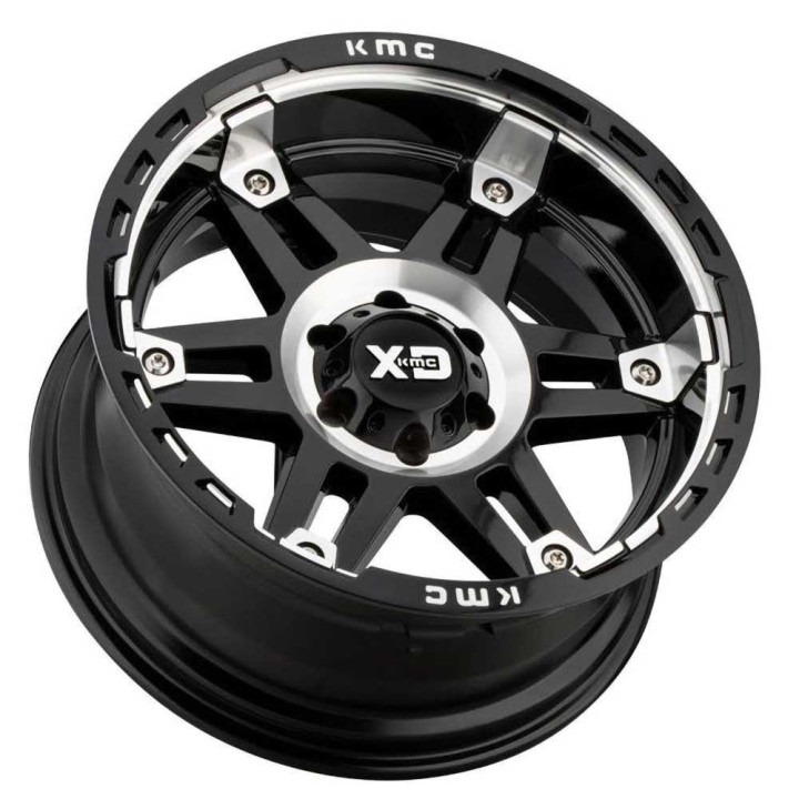 Alloy Wheel, XD Series XD840 SPY II, 17x9.0, ET -12, 5x127, 78.3, Black - EDK.ro