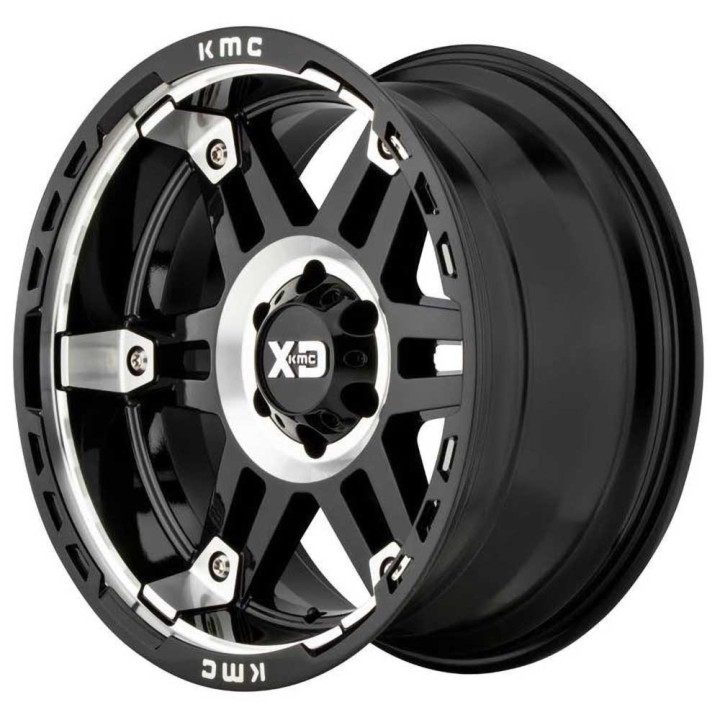 Jantă de Aluminiu, XD Series XD840 SPY II, 17x9.0, ET -12, 5x127, 78.3, Negru - EDK.ro