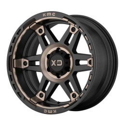 Jantă de Aluminiu, XD Series XD840 SPY II, 20x9.0, ET 0, 5x127, 78.3, Negru - EDK.ro