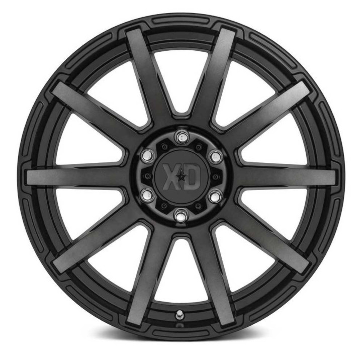 Alloy Wheel, XD Series XD847 OUTBREAK, 20x9.0, ET 0, 5x127, 71.5, Black - EDK.ro