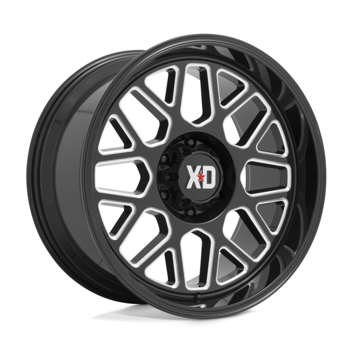 Alloy Wheel, XD Series XD849 GRENADE II, 20x10.0, ET -18, 5x127, 71.5, Black - EDK.ro