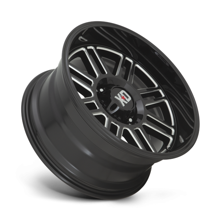 Alloy Wheel, XD Series XD850 CAGE, 20x10.0, ET -18, 5x127, 71.5, Black - EDK.ro