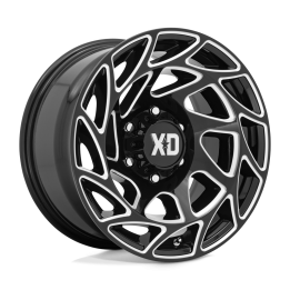 Jantă de Aluminiu, XD Series XD860 ONSLAUGHT, 22x12.0, ET -44, 5x127, 71.5, Negru - EDK.ro